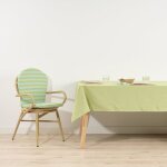 Nappe anti - taches en coton avec toucher tissu pistache 300x160 cm