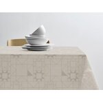Nappe en coton beige