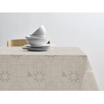 Nappe en coton beige