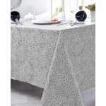 Nappe en coton enduit pvc gris 160x200 cm