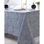 Nappe en coton enduit pvc navy 160x160 cm