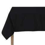 Nappe en coton traitee teflon caviar 160 x 240