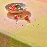 Nappe enduit pur coton multicolore 175x250 cm