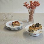 Nappe enduite beige ovale 160 x 240 cm