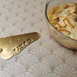 Nappe enduite nacr�e ronde diam 160 cm