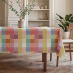 Nappe imprimée , sans repassage, 155x155 cm Nappe imprimée , sans repassage, 155x155 cm