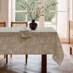 Nappe imprimée , sans repassage, 155x300 cm Nappe imprimée , sans repassage, 155x300 cm
