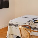 Nappe lin blanc 160x300 cm Nappe lin blanc 160x300 cm