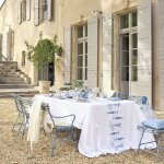 Nappe en lin brod blanc 170x250cm