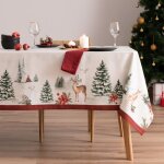 Nappe de nol en coton 155x350 cm