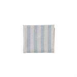 Nappe rayée bleu en coton organique h200x140cm Nappe rayée bleu en coton organique h200x140cm