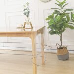 Nappe transparente rectangulaire plastique transparent 140x200 cm Nappe transparente rectangulaire plastique transparent 140x200 cm