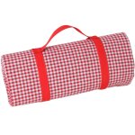 Nappe xl pique - nique à revers imperméable vichy rouge 280x140 cm Nappe xl pique - nique à revers imperméable vichy rouge 280x140 cm