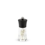 Olron moulin  sel humide manuel en bois et acryl couleur chocolat