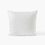 Oreiller carré moelleux duvet d'oie blanc 64 x 64 cm Oreiller carré moelleux duvet d'oie blanc 64 x 64 cm