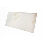 Oreiller à mémoire de forme en fibre de bambou déhoussable 40x70 cm Oreiller à mémoire de forme en fibre de bambou déhoussable 40x70 cm