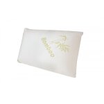 Oreiller à mémoire de forme en fibre de bambou déhoussable 50x30 cm Oreiller à mémoire de forme en fibre de bambou déhoussable 50x30 cm