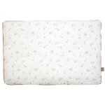 Oreiller plat rversible en gaze de coton 35 x 40cm