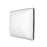 Oreiller spécial cervicales mousse mémoire blanc 60x60 cm Oreiller spécial cervicales mousse mémoire blanc 60x60 cm