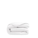 Pack couette / oreiller antiacariens coton blanc 80x120 cm (bb)