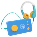Pack ma fabrique à histoires bleue et casque audio vert Pack ma fabrique à histoires bleue et casque audio vert
