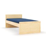 Pack lit volutif avec matelas bois massif 90x190 cm