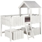 Pack lit avec tiroirs et matelas bois massif blanc 90x190 cm Pack lit avec tiroirs et matelas bois massif blanc 90x190 cm
