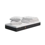 Pack matelas couette oreiller nuage essentiel 80x200