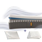 Pack matelas et oreiller nuage et couette 90x190 Pack matelas et oreiller nuage et couette 90x190