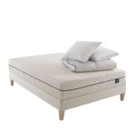Pack matelas ressorts, latex 26cm, sommier, pieds, complments 140x190