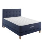 Pack matelas ressorts, latex et, sommier, pieds et tte de lit 140x190
