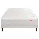 Pack matelas ressorts multi - actif 26 cm, sommier tapissier et pieds 12