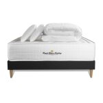 Pack matelas sommier kit 160x200 oreiller couette Pack matelas sommier kit 160x200 oreiller couette