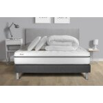 Pack mousse  mmoire de forme 180x200cm kit gris