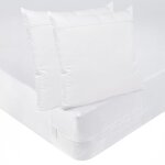 Pack prot�ge - matelas 160x200cm prot�ge oreillers anti - punaises de lit
