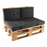 Pack salon de jardin palettes et cousinage gris Pack salon de jardin palettes et cousinage gris