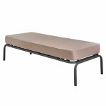 Pack sommier supérieur avec matelas metal gris 90x190 cm Pack sommier supérieur avec matelas metal gris 90x190 cm