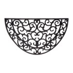 Paillasson caoutchouc demi - lune 68x40 Paillasson caoutchouc demi - lune 68x40