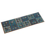 Paillasson coco et caoutchouc fa�on carreaux 75x25x5cm