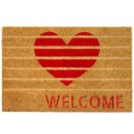 Paillasson coco coeur love 60x40x1. 5cm