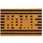 Paillasson coco rayures noires home 60x40x1. 5cm Paillasson coco rayures noires home 60x40x1. 5cm