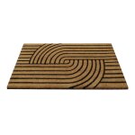 Paillasson en fibres de coco imprim� graphique 45x75
