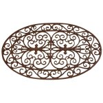 Paillasson grille fonte ovale 74 x 48 cm Paillasson grille fonte ovale 74 x 48 cm