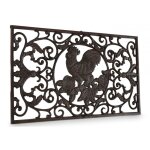 Paillasson rectangulaire fonte marron Paillasson rectangulaire fonte marron