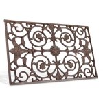 Paillasson rectangulaire fonte marron Paillasson rectangulaire fonte marron