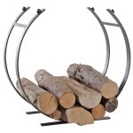 Panier  buche design en fer forg
