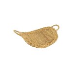 Panier � b�ches en jonc naturel et m�tal avec 2 anses aubry gaspard