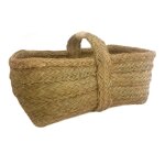 Panier � b�ches en sparte naturel 60x35x30cm