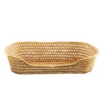 Panier osier pour chien osier naturel 50 x 70