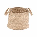 Panier de rangement en jute beige h 28 cm Panier de rangement en jute beige h 28 cm